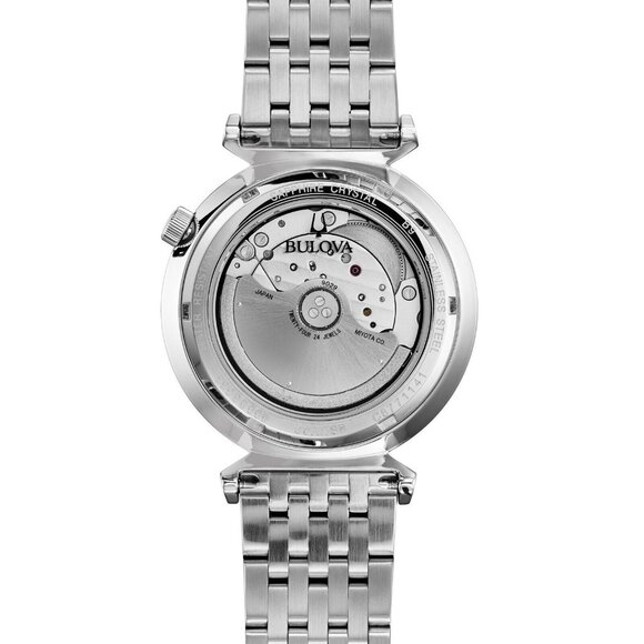 Bulova Men Automatic Classic Regatta Silver Stainless Steel Watch - Picture 3 of 5